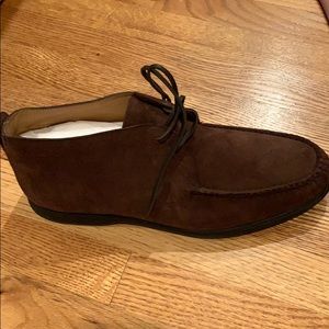 Peter Millar size 13 brown suede chukka boot NIB